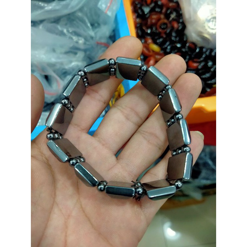 Gelang batu mutiara hitam kesehatan pria wanita MAGNETIC ORIGINAL G6