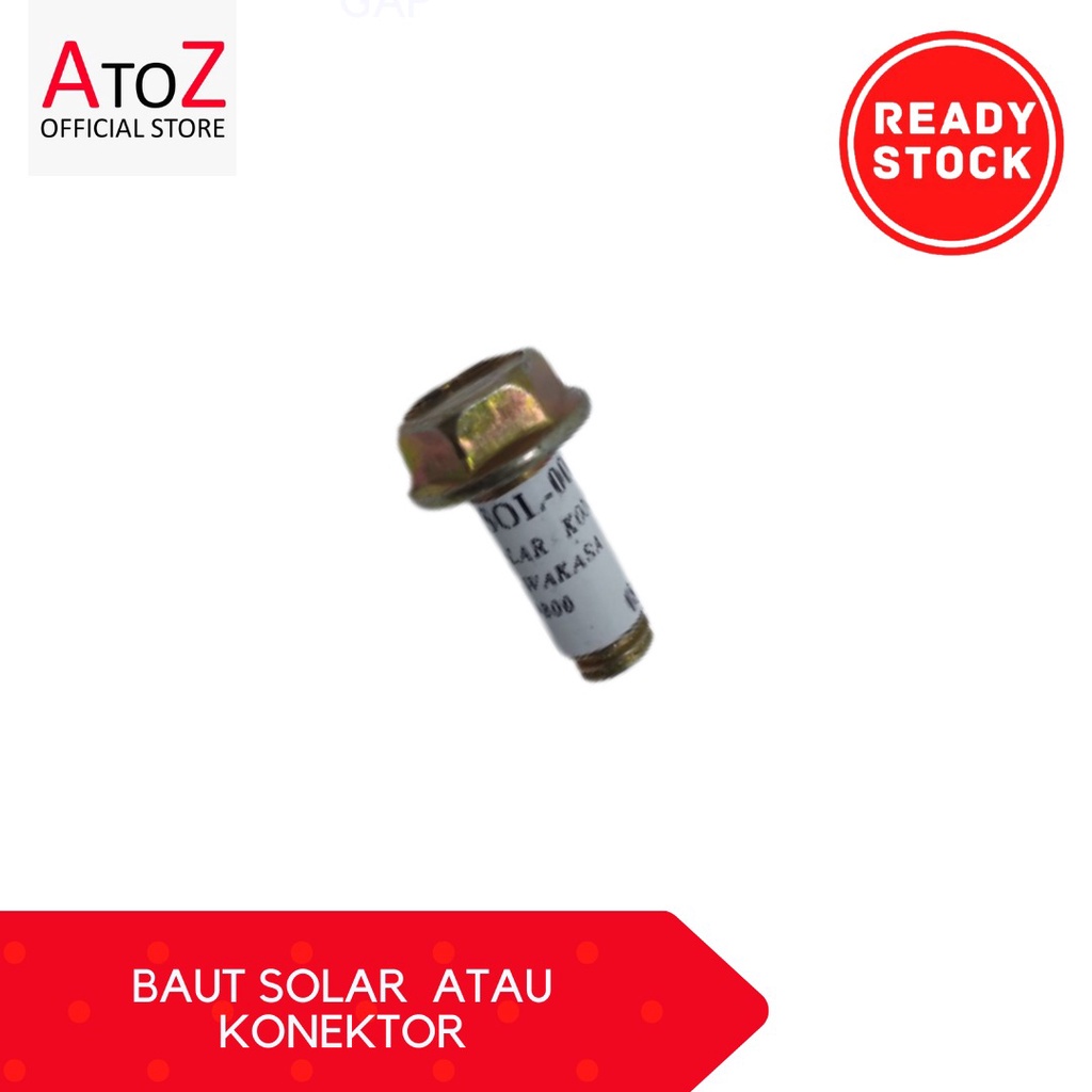 BAUT SOLAR  ATAU KONEKTOR - BAUT SOLAR CACING  02320-50800 PANTER WAKASA