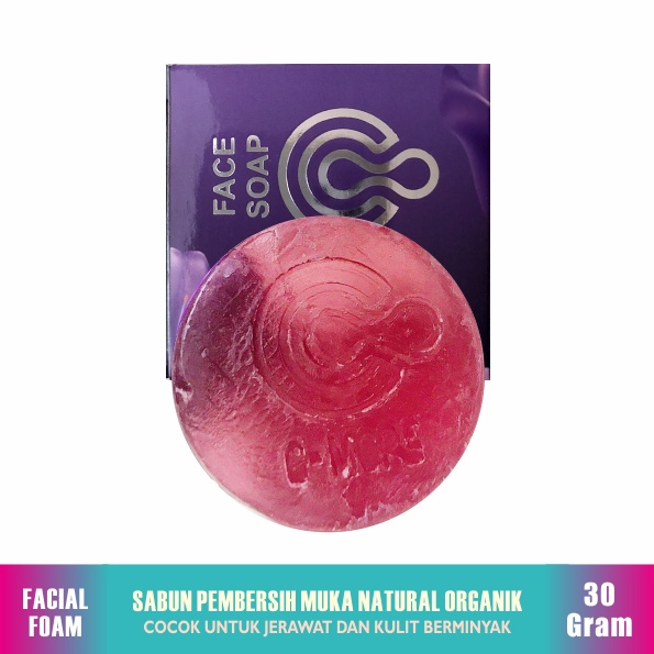 Perawatan Wajah Pria dan Wanita Sabun Cuci Muka untuk Kulit Berminyak 30 Gr Alami | Sabun Muka untuk