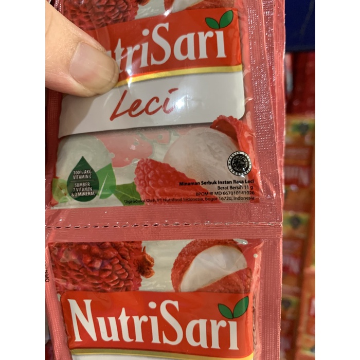 

Nutrisari leci isi 10 sachet. Exp date lama