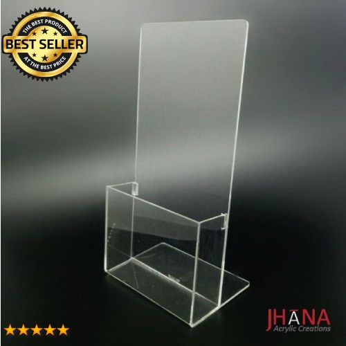 Tempat Brosur acrylic akrilik Ukuran 1/3 F4 TB24