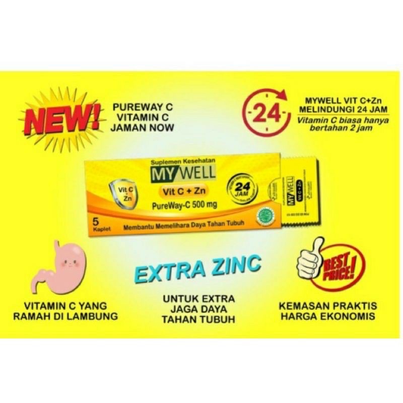 Mywell Vit c + zinc