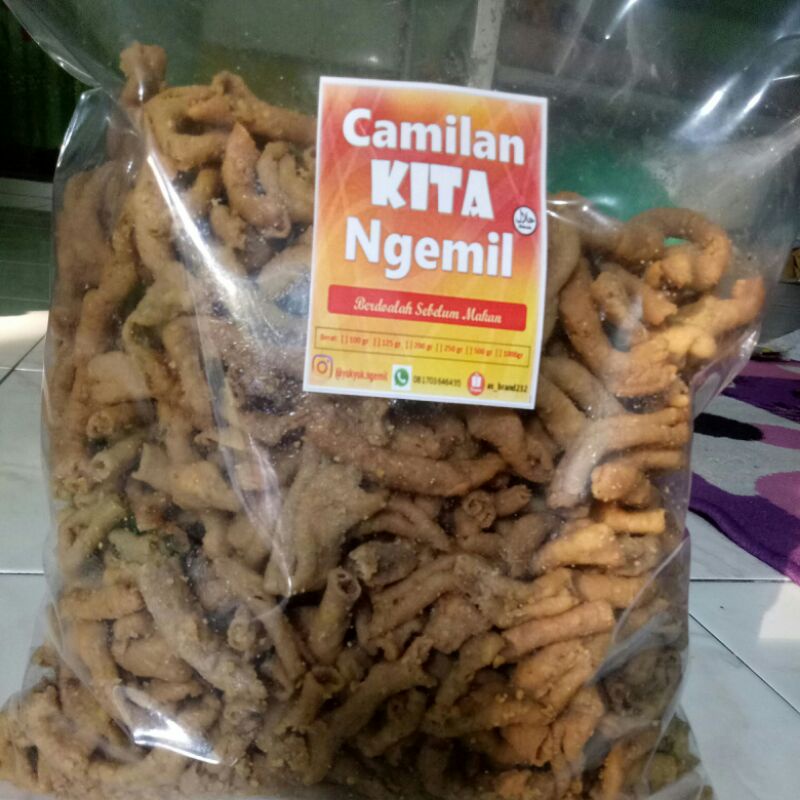 

Keripik Usus Kripsus Gurih 1 kg Termurah