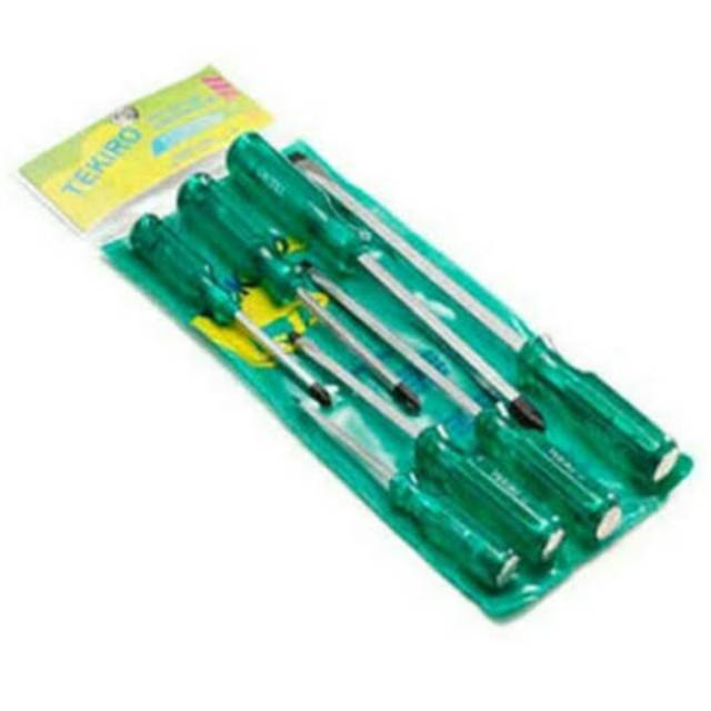 TEKIRO - Obeng Set 7 PCS Tembus