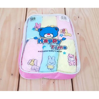  CODE COL9320 12 Pcs 1 Lusin Celana  Bayi  Pop HAPPY  TIME  