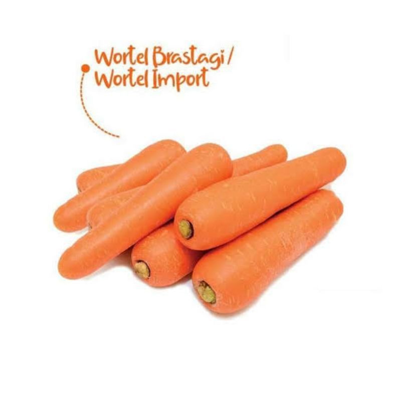 Wortel Import / Wortel Brastagi / Wortel Berastagi / Berat 250 Gram