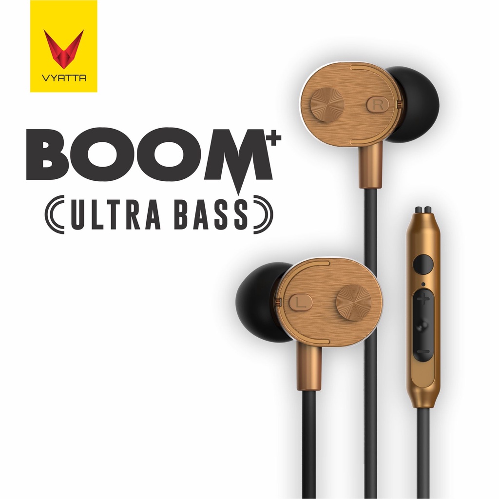 VYATTA BOOM+ Earphone / Headset / Handsfree - ULTRA BASS