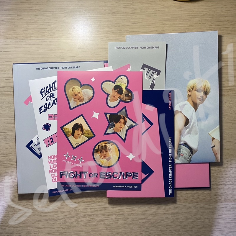 TXT Fight or Escape Album Kai AR Taehyun Poster Standee foe only
