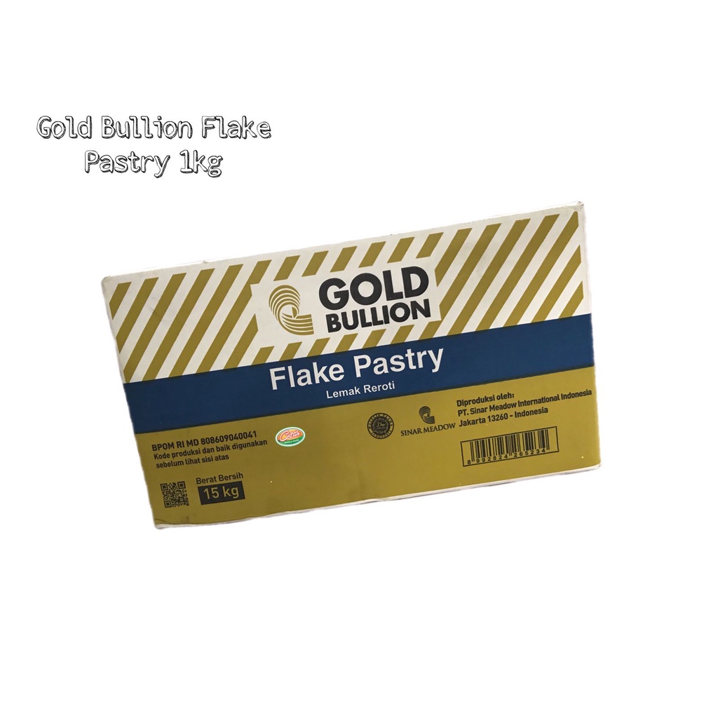 

GOLD BULLION FLAKE PASTRY 15KG