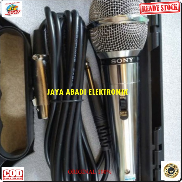 G509 SONY MIC HANDLE KABEL DYNAMIC BAHAN BESI MIKROPHONE VOKAL AUDIO SUARA JERNIH DAN ENTENG PROFESIONAL PENGERAS SUARA PRAKTIS TINGGAL COLOK AJA KE AUDIO TANPA BATERAI PRODUK BERKHUALITAS HARGA TERJANGKAU