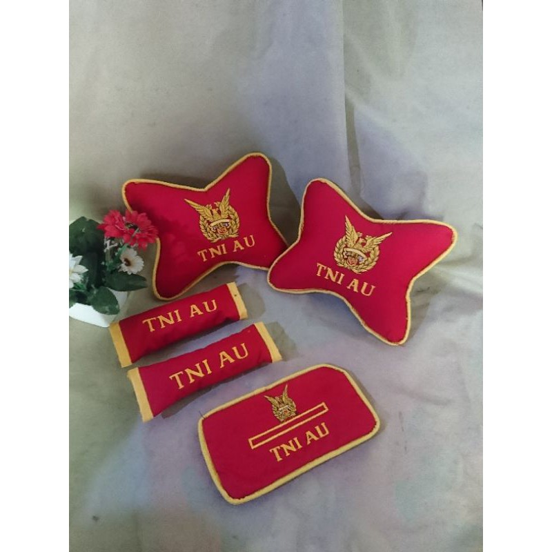 bantal mobil TNI AU /car set tni au /seragam Tni Au/aksesoris TNi