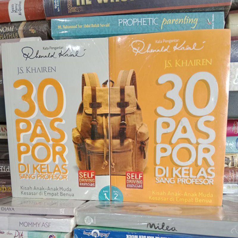 2buku 30 paspor di kelas sang Profesor, jilid 1 dan 2, ORIGINAL