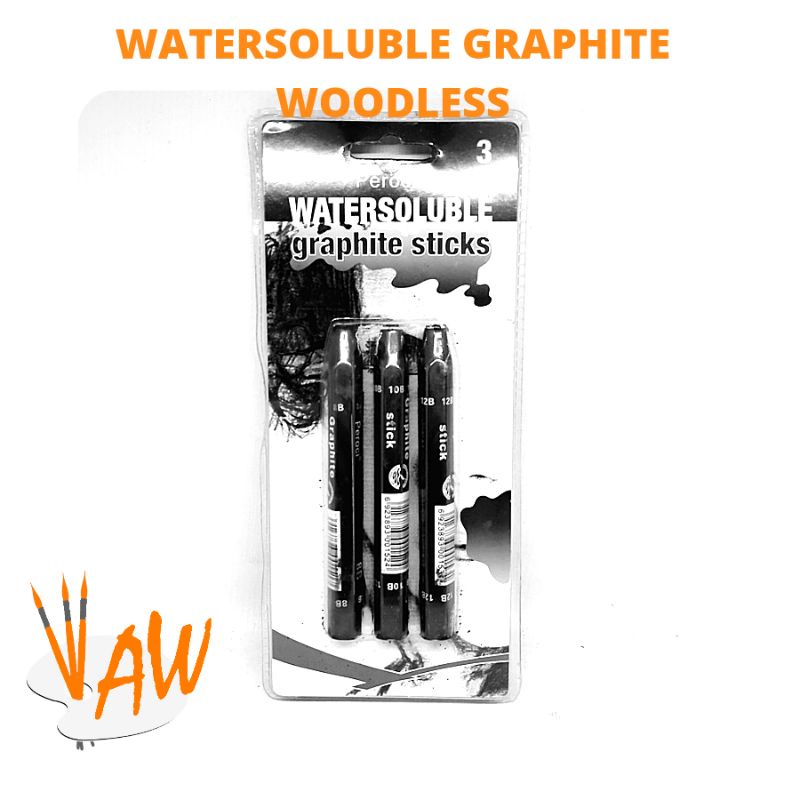 

Peroci Watersoluble Graphite Pencil Set (3 Pcs)