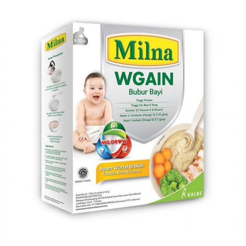 

Milna wgain untuk menambah berat badan dedeknya