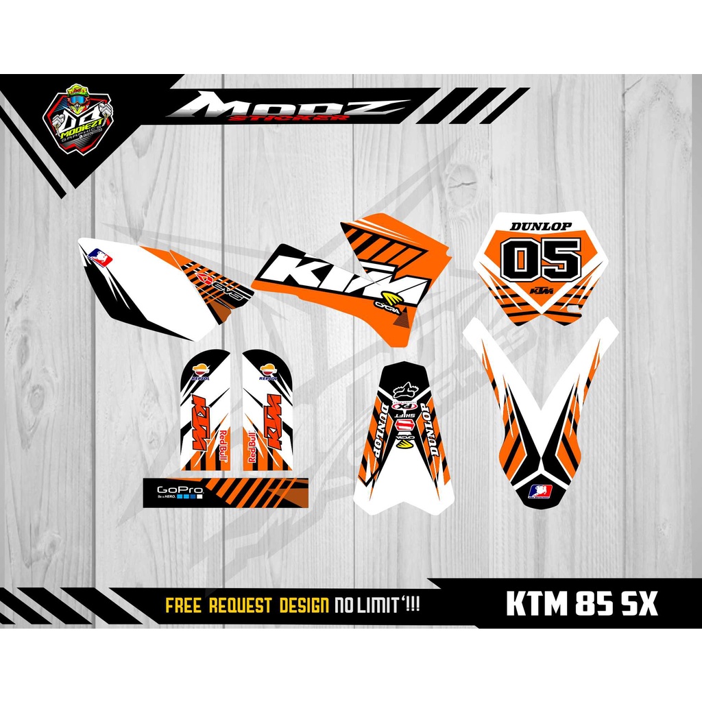 DECAL KTM 85 OLD