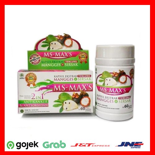 Kapsul Ekstrak Kulit Manggis dan Sirsak Ms-Maxs - 60 kapsul Darusyifa