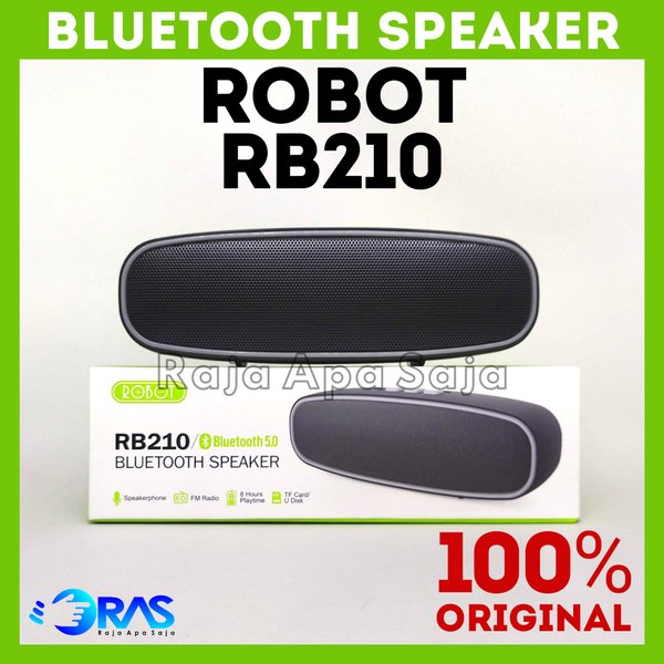 Speaker Robot RB210 Spiker Speker Sepeker Sepiker Salon Bluetooth Portable Audio Music Media Box
