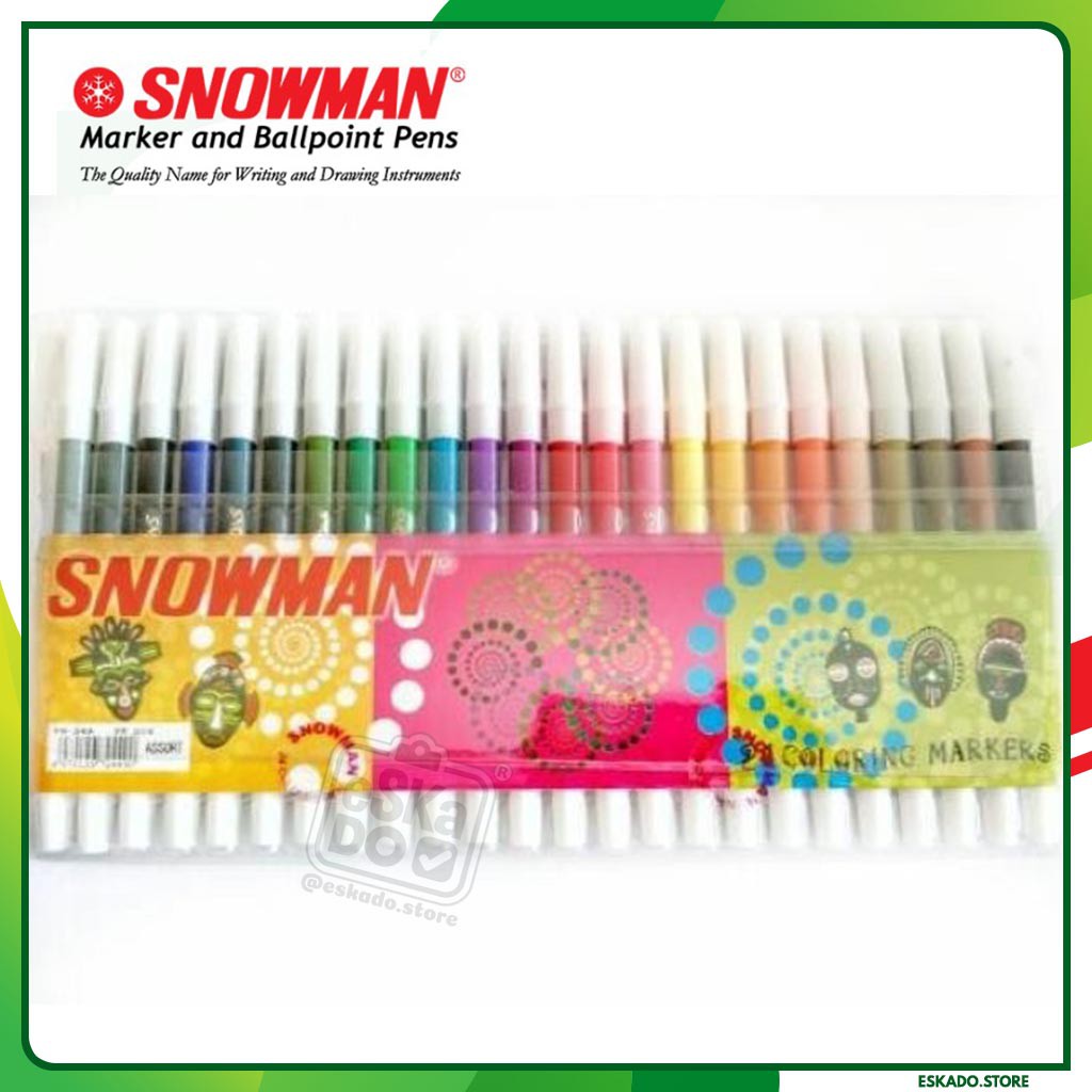 Spidol Snowman 24 Warna