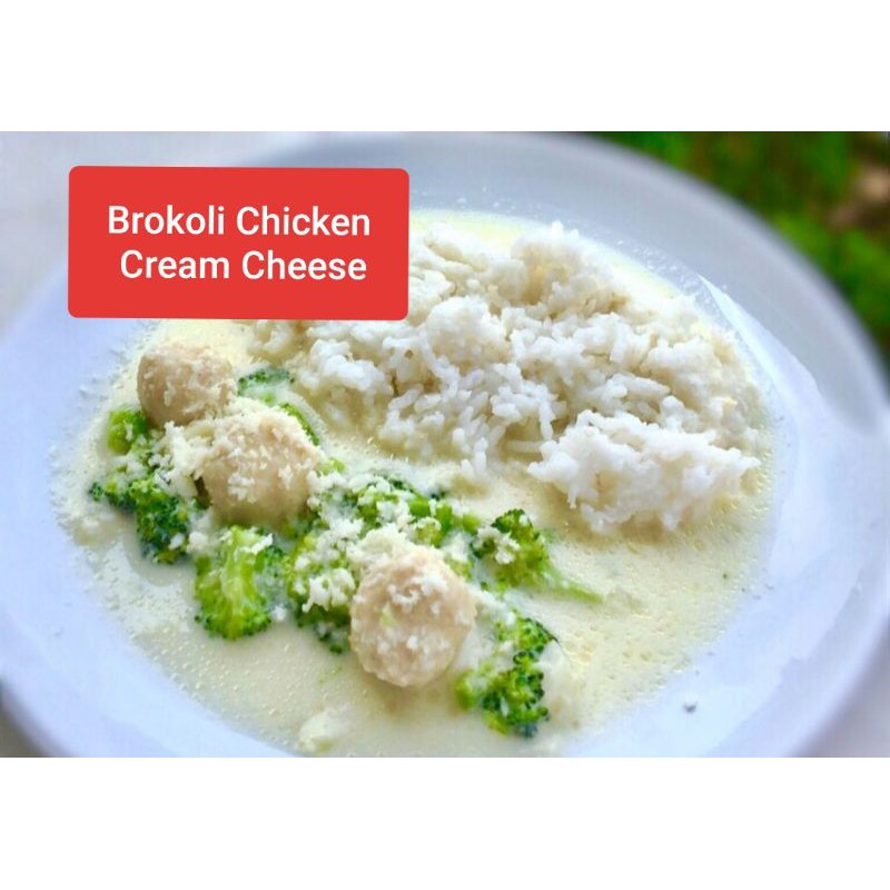 Menu Anak CHICKEN BALLS BROKOLI CREAM CHESEE ( PORSI JUMBO 2-3X MAKAN)