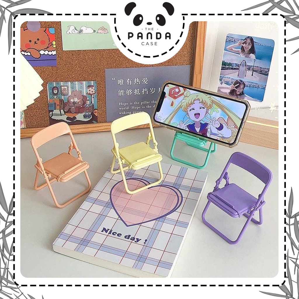 [TPC] Phone Holder Kursi Lucu Aesthetic Folding Chair Stand Holder HP Dudukan Handphone LL007