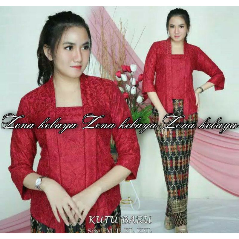 SET KEBAYA MODERN KEBAYA WISUDA KEBAYA KUTUBARU KEBAYA PESTA ROK PRISKET BATIK