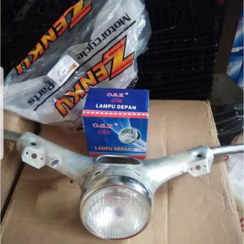 Stang Batok + Lampu depan + Batok Bawah C-70