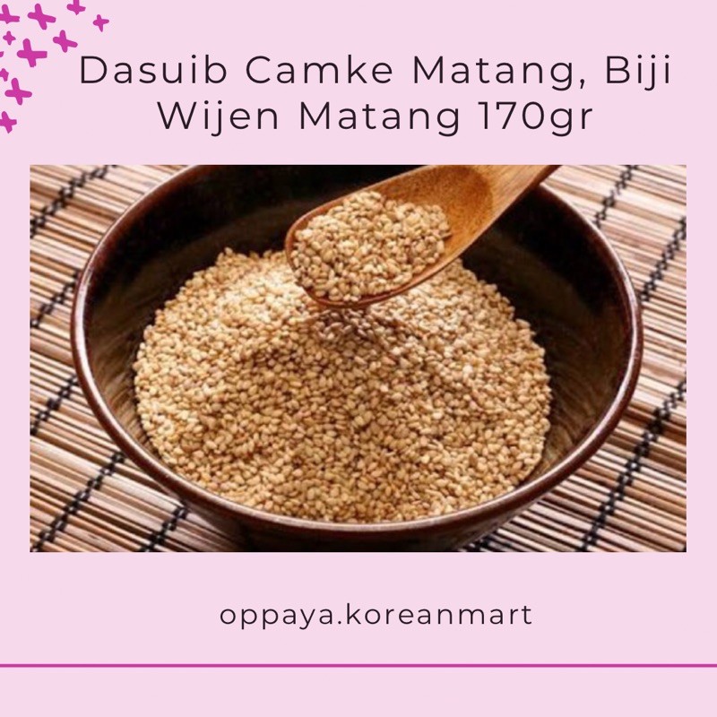 

Dasuib Camke Matang | Biji Wijen Matang 170gr