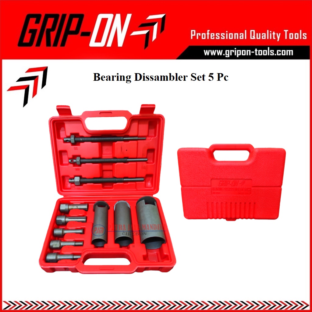 Grip On 18-835 LE Bearing Puller Set 5 pcs Bearing Disassembler / Treker Bearing Dalam Bearing Cvt BEARING DISASSEMBLER 5 PCS SELONGSONG BESAR