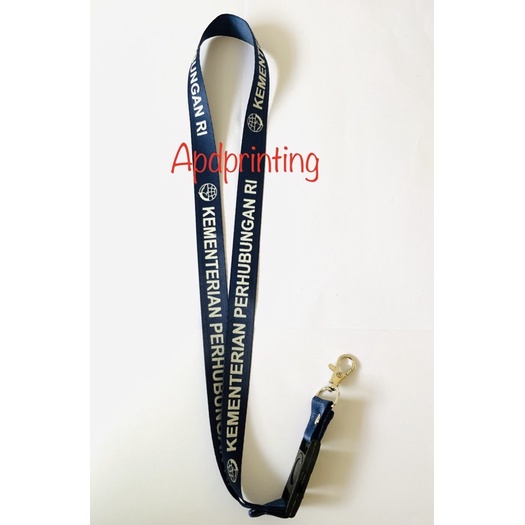 TALI ID CARD NAME TAG TALI GANTUNGAN ID CARD KEMENTERIAN PERHUBUNGAN RI