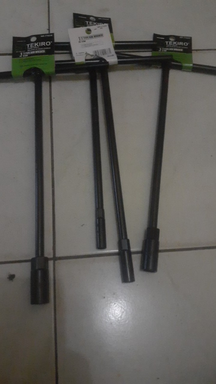 Tekiro Paket 4pc Kunci Sock T Ukuran 8-10-12-14mm / Kunci T Tekiro