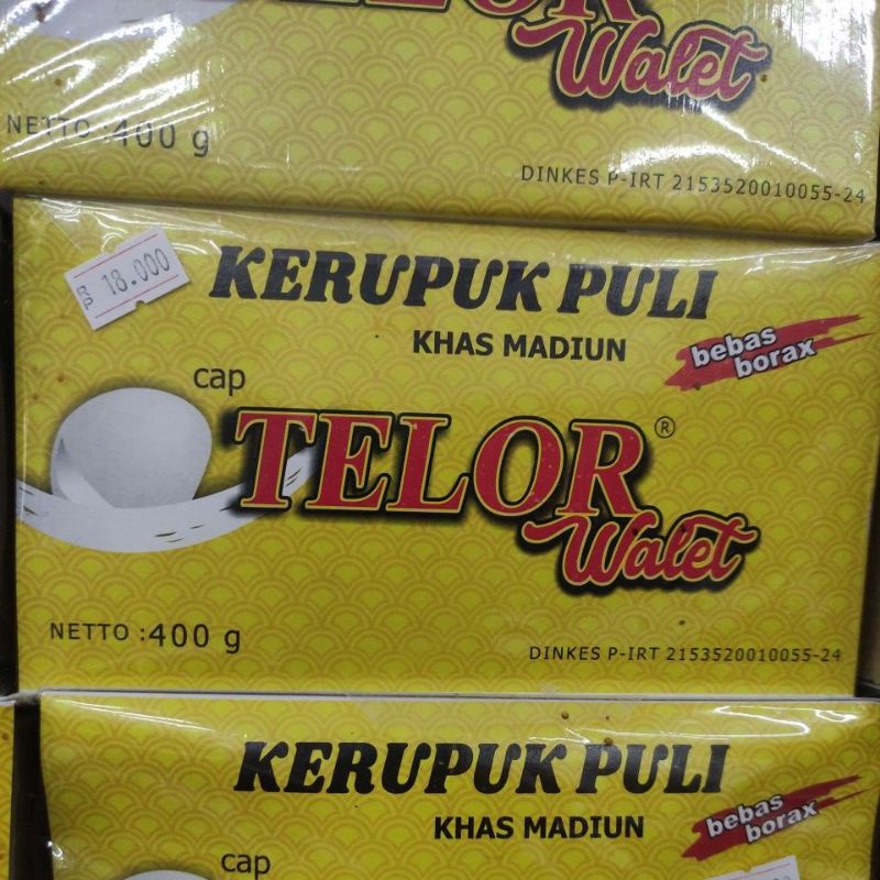 

kerupuk puli telor walet