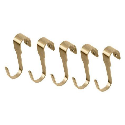 5Pc Pengait Hook Rak Gantungan Sendok Alat Masak Ikea Hultrap,Kuningan Terpercaya