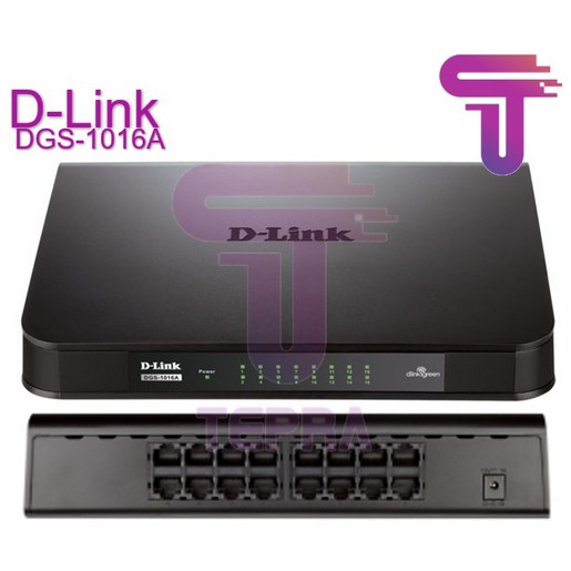 D-LINK DGS-1016A 16-Port Gigabit Desktop Switch Plastic Casing