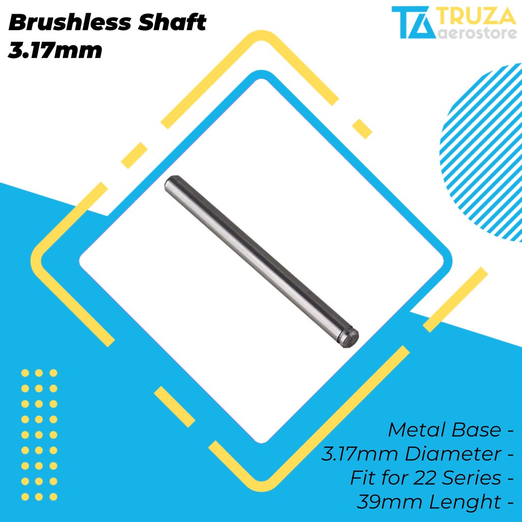 MOTOR BRUSHLESS SHAFT 3.17mm 2204 2212 2217 AS MOTOR 3.17 mm 3,17mm