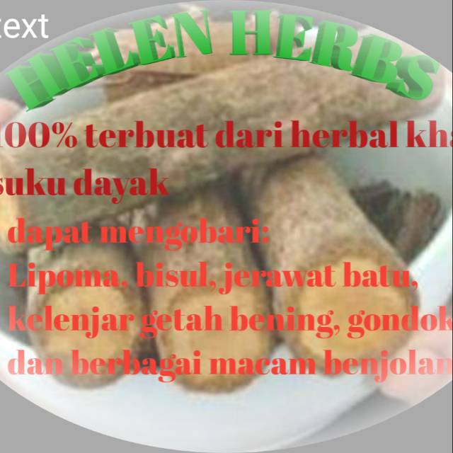 

Herbal oles ajaib 100% terbuat dari herbal