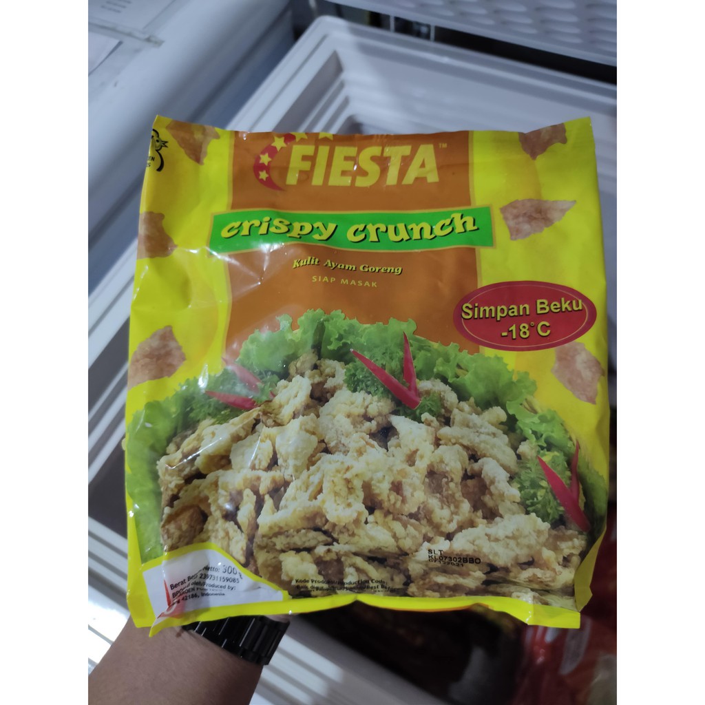 

FIESTA CRISPY CRUNCH KULIT AYAM 300 GRAM