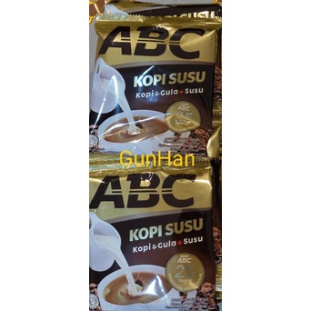 

Kopi ABC Susu (Kopi+Gula+Susu) 10 sachet x 31 gr