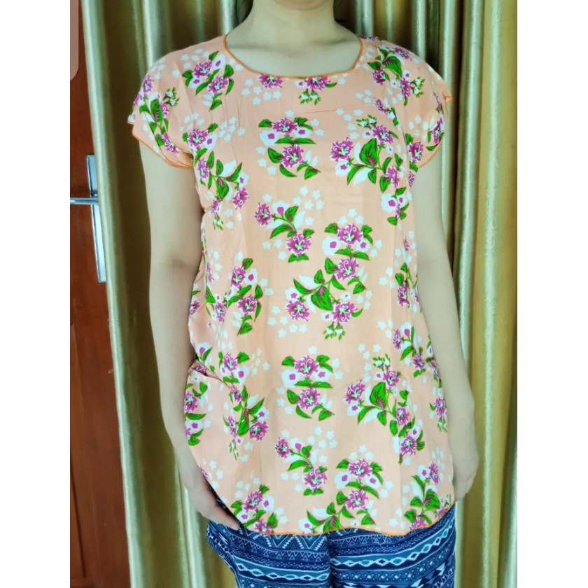 Promo Blouse santai motif bunga