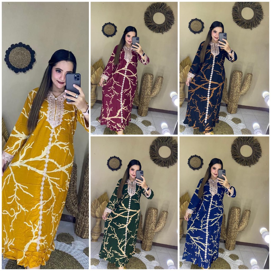 Daster arab daster renda daster rayon daster viral lengan panjang