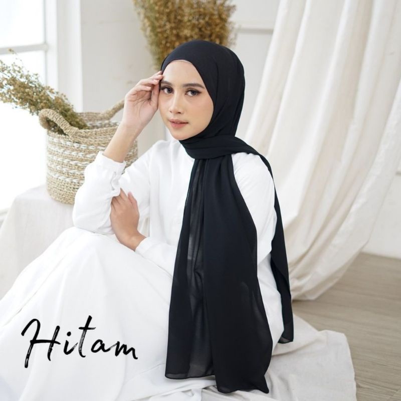 hijab pashminah ceruty babydoll  by Dyaneeva.collection UK 200 x 75 cm