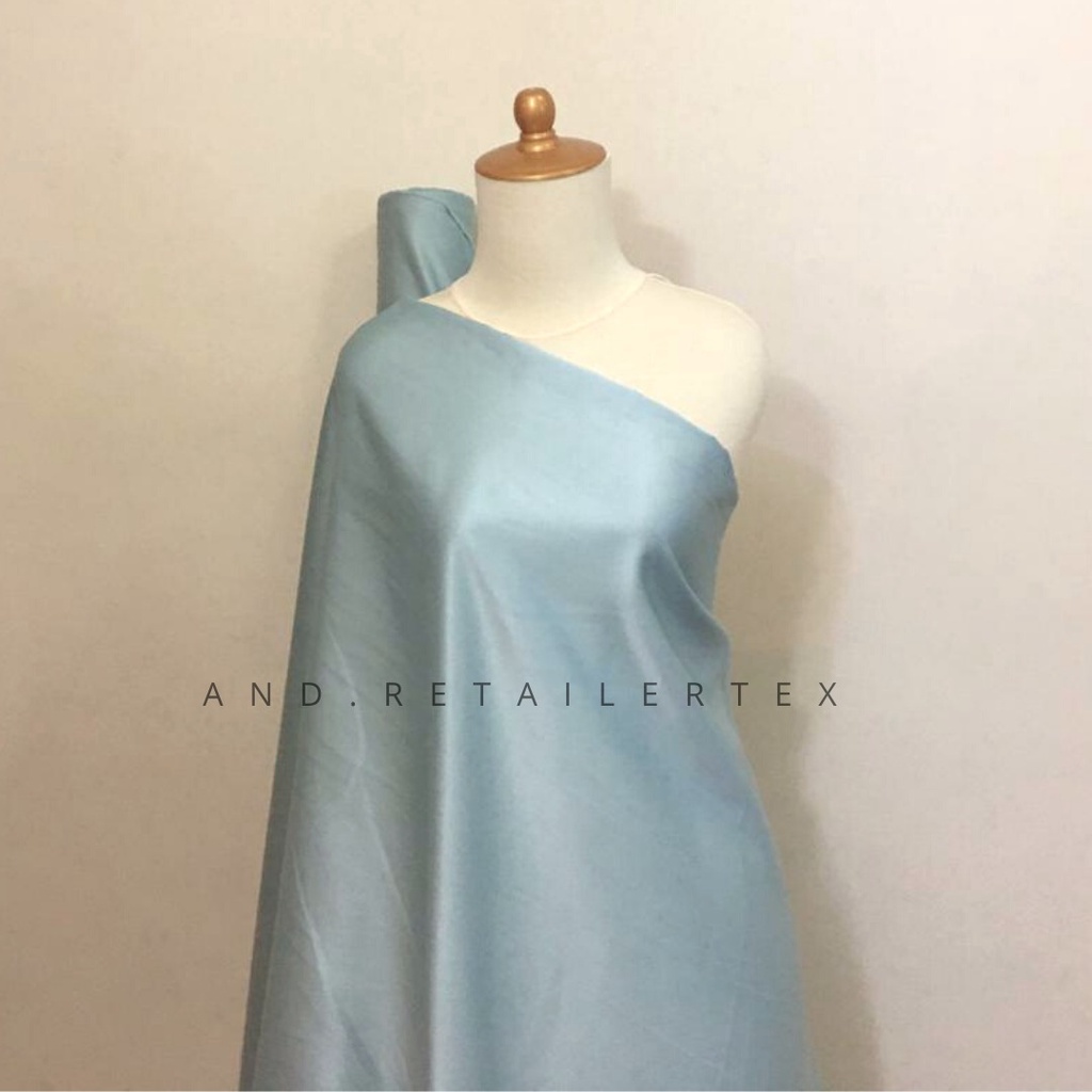 Bahan Kain Satin Velvet Premium Warna Hijau Mint Bahan Seragaman Furing Bisa Untuk Backdrop Background Foto Produk Aestetik