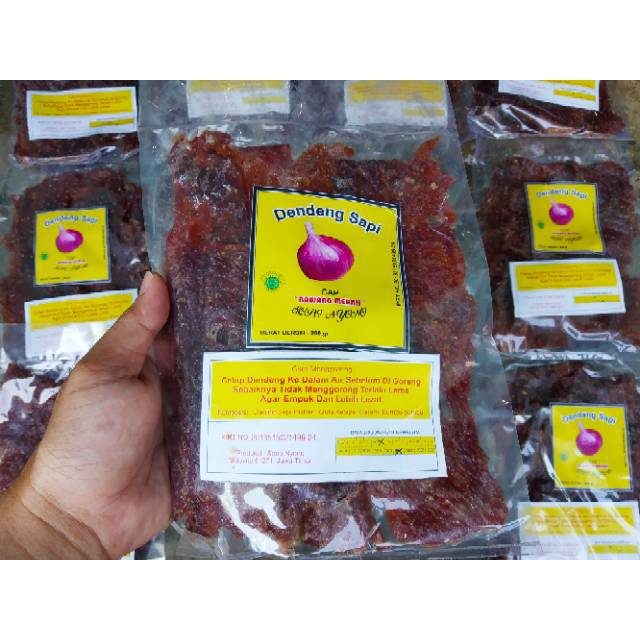 

Dendeng Sapi BERKUALITAS 200 gram Cap Bawang Merah LEGENDARIS sejak 1980an
