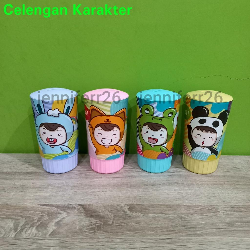 Celengan anak karakter sovenir ulang tahun anak souvenir karakter murah