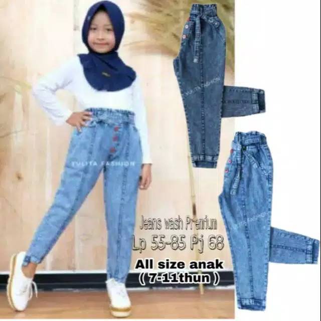 CELANA ANAK / CELANA JEANS ANAK / BAGGY PANTS ANAK / JEANS ANAK PEREMPUAN