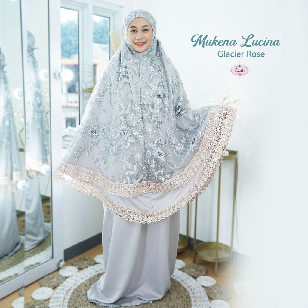 mukena lucina premium series original izzati muslimah