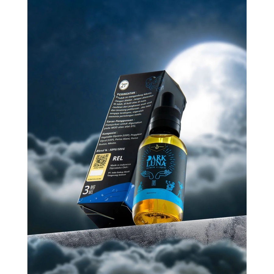 LIQUID PODS 60ML LUNA DARK STRAWBERRY GRAHAM CHEESE CAKE