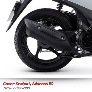 COVER KNALPOT SUZUKI ADDRESS 110 terlaris
