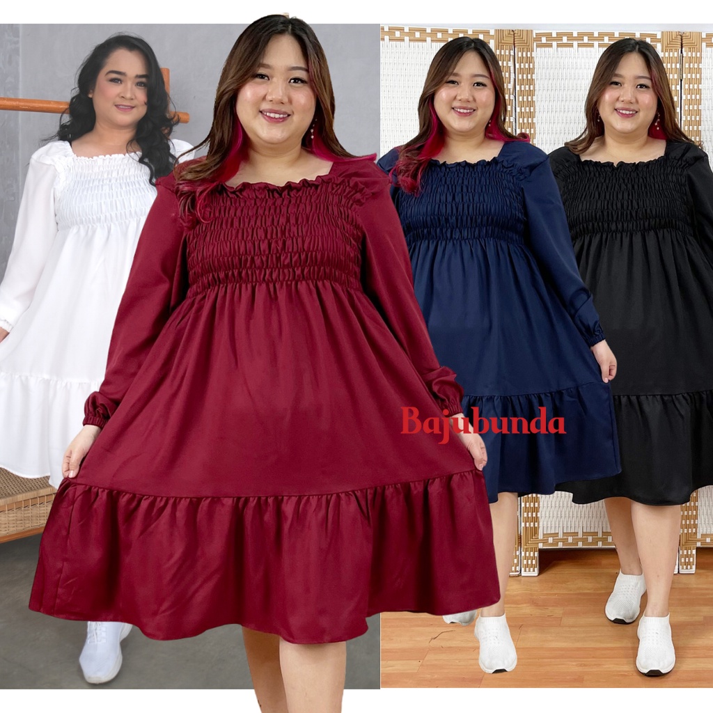 LD 120 130 Dress Jumbo Big Size MEGUMI BAJUBUNDA