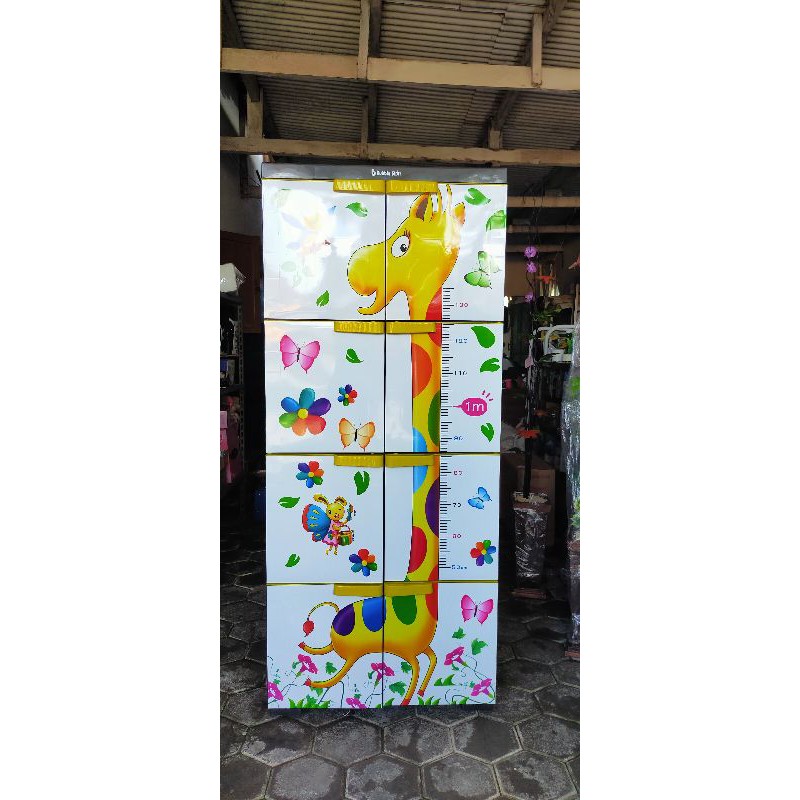 lemari plastik bubble star 4 susun