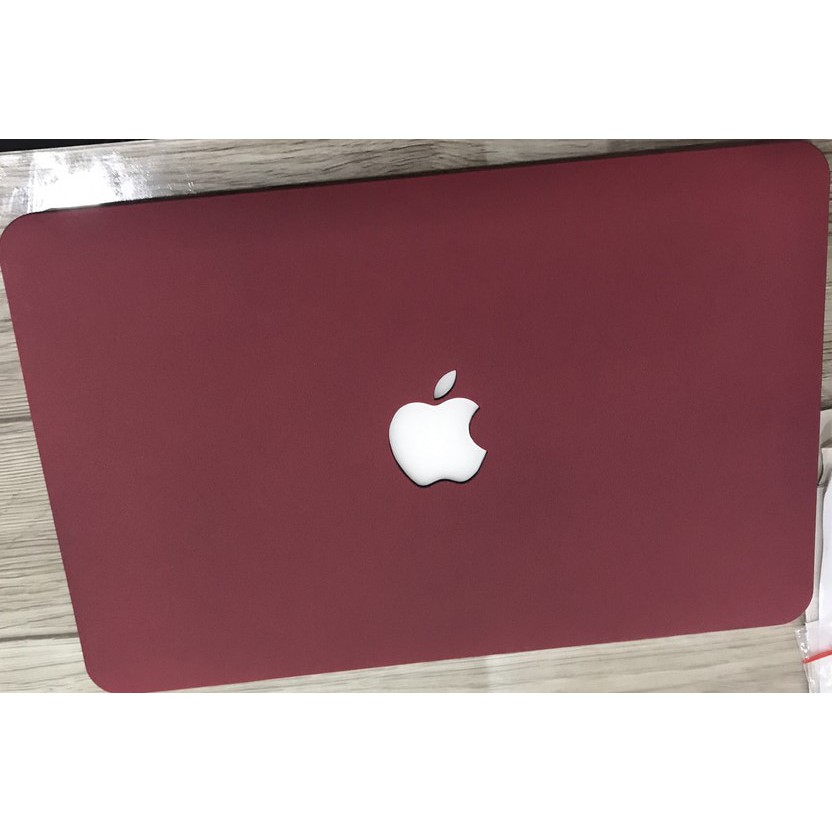 Macbook Sand Case Red Wine MAROON NEW AIR PRO RETINA Touchbar 11 13 15 M1 M2